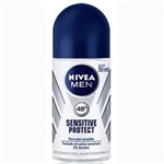 Ficha técnica e caractérísticas do produto Desodorante Roll On Nivea Masculino Sensitive Protect - 50Ml - 50Ml