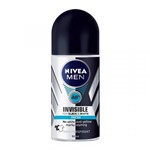 Ficha técnica e caractérísticas do produto Desodorante Roll On Nivea Men Invisible Black White Fresh 50ml - Nívea