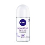 Ficha técnica e caractérísticas do produto Desodorante Roll On Nivea Sensitive & Pure 50ml