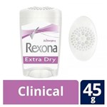 Ficha técnica e caractérísticas do produto Desodorante Stick Rexona Clinical Women Extra Dry 45g