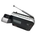 Ficha técnica e caractérísticas do produto Despertador Digital AM FM com Projetor de Horas Preto CR-308