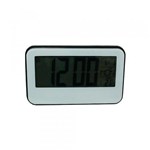 Ficha técnica e caractérísticas do produto Despertador Digital Lcd C/ Medidor de Temperatura Preto C/ Tela Branca Ds 2618 - Zgp
