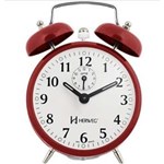 Ficha técnica e caractérísticas do produto Despertador Herweg 2208 044 Vermelho Antigo Retrô Relógio