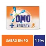 Ficha técnica e caractérísticas do produto Detergente em Pó Sports 1.8 Kg, OMO