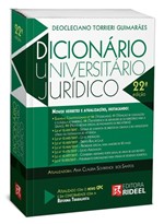 Ficha técnica e caractérísticas do produto Dicionário Universitário Jurídico - Rideel
