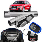 Ficha técnica e caractérísticas do produto Difusor de Escapamento Esportivo Cromado - Audi Q3