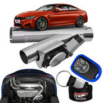 Ficha técnica e caractérísticas do produto Difusor de Escapamento Esportivo Cromado - BMW M4