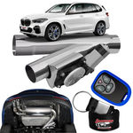 Ficha técnica e caractérísticas do produto Difusor de Escapamento Esportivo Cromado - BMW X5