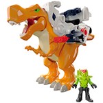 Ficha técnica e caractérísticas do produto Dinotech Super Robô Dino Tiranossauro de Luxe Imaginext - - Imaginext