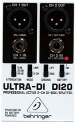 Ficha técnica e caractérísticas do produto Direct Box Duplo Ultra-Di Di20 Behringer