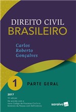 Ficha técnica e caractérísticas do produto Direito Civil Brasileiro Vol 1 - Goncalves - Saraiva - 1