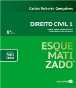 Ficha técnica e caractérísticas do produto Direito Civil - Esquematizado - Vol 01 - 08 Ed - Saraiva