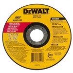 Ficha técnica e caractérísticas do produto Disco Abrasivo para Corte 4-1/2 X .045 X 7/8" - Dewalt