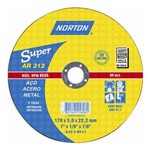 Ficha técnica e caractérísticas do produto Disco Corte 7x1/8 Ar312 Super Norton