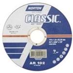 Ficha técnica e caractérísticas do produto -> Disco Corte Ferro Classic Ar 102 7'' 180X1,6X22 Norton