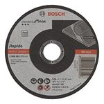 Ficha técnica e caractérísticas do produto Disco Corte Para Inox 125mm Grão 60 - 2608.603.171-000 - Bosch