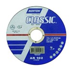 Ficha técnica e caractérísticas do produto Disco de Corte 115x1,0x22,23, Classic Ar 102, Norton