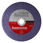 Ficha técnica e caractérísticas do produto Disco de Corte - Construction 4.1/2'' X 1/8'' X 7/8'' - Rocast