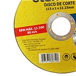 Ficha técnica e caractérísticas do produto Disco de Corte de 115Mm para Inox-Stamaco-6190