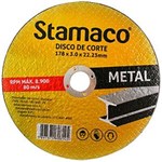 Ficha técnica e caractérísticas do produto Disco de Corte de 178mm para Metal-STAMACO-6145