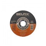 Ficha técnica e caractérísticas do produto Disco de Corte Inox 4.1/2 Pol - 115 X 1,0 X 22,2 Mm Belfix - 50 Unidades