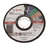 Ficha técnica e caractérísticas do produto Disco de corte Multi-Uso para esmerilhadeira 4 1/2 Bosch