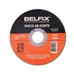 Ficha técnica e caractérísticas do produto Disco de Corte para Aço Inox e Metal 115x1x22,23mm Belfix