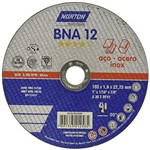 Ficha técnica e caractérísticas do produto Disco de Corte para Inox 178 X 1,6 X 22 Mm - BNA12