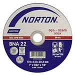 Ficha técnica e caractérísticas do produto Disco de Corte para Inox 7" X 2.0mm X 7/8" BNA22