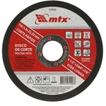 Ficha técnica e caractérísticas do produto Disco de Corte para Inox e Metal 115x1,0x22mm 7375255 MTX