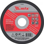 Ficha técnica e caractérísticas do produto Disco de Corte para Inox e Metal, 180 X 1, 6 X 22mm Mtx