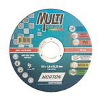 Ficha técnica e caractérísticas do produto Disco de Corte para Metais 115x22,2x1mm Multicore Norton