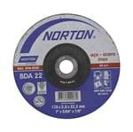 Ficha técnica e caractérísticas do produto Disco de Corte para Metal 180x2x22,23mm Norton