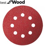 Ficha técnica e caractérísticas do produto Disco de Lixa 125mm 8 Furos Várias Gramaturas (5 Unidades) - Redwood - Bosch