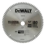Ficha técnica e caractérísticas do produto Disco de Serra Circular de 12 Pol. para Madeira - 80 Dentes-DEWALT-DW03150