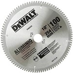 Ficha técnica e caractérísticas do produto Disco de Serra Circular de 10 Pol. para Alumínio/Madeira - 100 Dentes DEWALT-DW03220