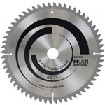 Ficha técnica e caractérísticas do produto Disco de Serra Circular Multimaterial 184mm 7.1/4 Polegadas 60 Dentes Bosch