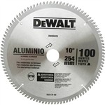 Ficha técnica e caractérísticas do produto Disco de Serra Corta Alumínio 10" 250mm 100 Dentes DeWALT