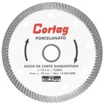 Ficha técnica e caractérísticas do produto Disco Diamantado Porcelanato 110Mmx20Mm Cortag