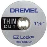 Ficha técnica e caractérísticas do produto Disco P/ Corte Metal Thin Cut Ez Lock Ref. EZ409 com 5 Unidades DREMEL