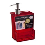 Ficha técnica e caractérísticas do produto Dispenser Coza Multi 600ml Vermelho - 20719-0111