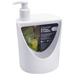 Ficha técnica e caractérísticas do produto Dispenser Coza Porta Detergente e Esponja 600ml Branco