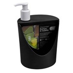 Ficha técnica e caractérísticas do produto Dispenser Detergente Coza Romeu Julieta Preto 600ml