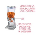 Ficha técnica e caractérísticas do produto Dispenser para Cereais Lyon Prata - Brinox