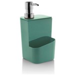 Ficha técnica e caractérísticas do produto Dispenser para Detergente e Esponja 650 Ml Verde - Verde