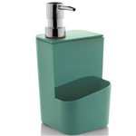 Ficha técnica e caractérísticas do produto Dispenser para Detergente Esponja 650ml Sabão Líquido Verde Menta - ou