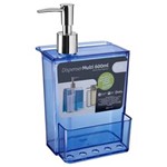 Ficha técnica e caractérísticas do produto Dispenser para Pia Coza Retrô Multi 20719/0461 em Poliestireno - Azul