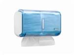 Ficha técnica e caractérísticas do produto Dispenser Toalheiro Premisse Urban Compacta Glass Azul