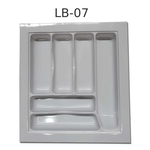 Ficha técnica e caractérísticas do produto Divisor de Talher LB-07 Ajustável (49,2 x 45,5 cm) Branco