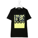 Ficha técnica e caractérísticas do produto Dkny Kids Camiseta com Estampa Gráfica - Preto